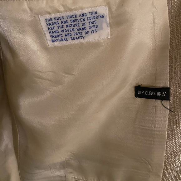 Patrick James Blazer Jacket Mens 44R M Tan Sport Coat - Picture 5 of 7